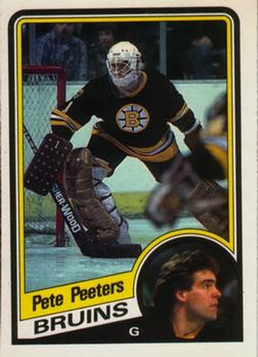 #15 Pete Peeters - Boston Bruins - 1984-85 O-Pee-Chee Hockey
