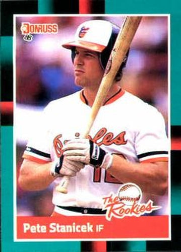 #15 Pete Stanicek - Baltimore Orioles - 1988 Donruss The Rookies Baseball
