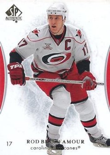 #15 Rod Brind'Amour - Carolina Hurricanes - 2007-08 SP Authentic Hockey
