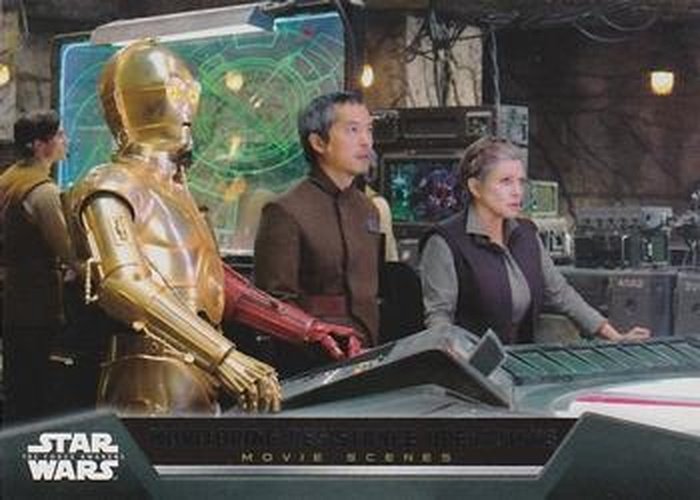 #15 Monitoring Resistance Operatives - 2015 Topps Star Wars The Force Awakens - Movie Scenes