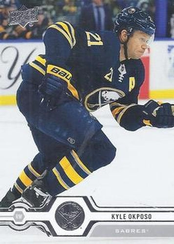 #15 Kyle Okposo - Buffalo Sabres - 2019-20 Upper Deck Hockey