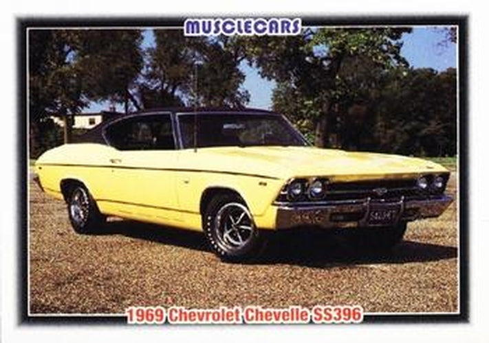 #15 1969 Chevrolet Chevelle SS396 - 1992 Collect-A-Card Muscle Cars