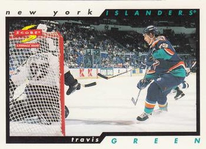 #15 Travis Green - New York Islanders - 1996-97 Score Hockey
