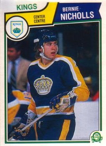 #160 Bernie Nicholls - Los Angeles Kings - 1983-84 O-Pee-Chee Hockey