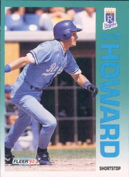 #160 David Howard - Kansas City Royals - 1992 Fleer Baseball