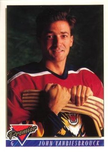 #160 John Vanbiesbrouck - Florida Panthers - 1993-94 O-Pee-Chee Premier Hockey