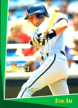 #160 Steve Sax - Chicago White Sox - 1993 Select Baseball