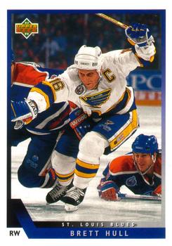#160 Brett Hull - St. Louis Blues - 1993-94 Upper Deck Hockey