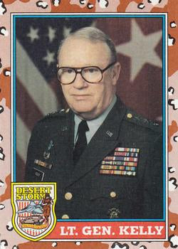 #160 LTG Kelly - 1991 Topps Desert Storm