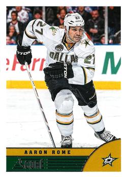 #160 Aaron Rome - Dallas Stars - 2013-14 Score Hockey