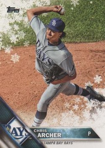 #HMW160 Chris Archer - Tampa Bay Rays - 2016 Topps Holiday Baseball