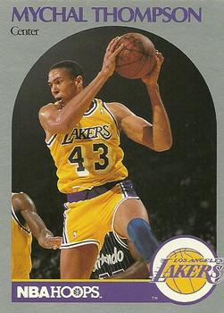 #160 Mychal Thompson - Los Angeles Lakers - 1990-91 Hoops Basketball
