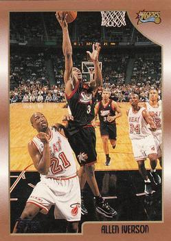 #160 Allen Iverson - Philadelphia 76ers - 1998-99 Topps Basketball
