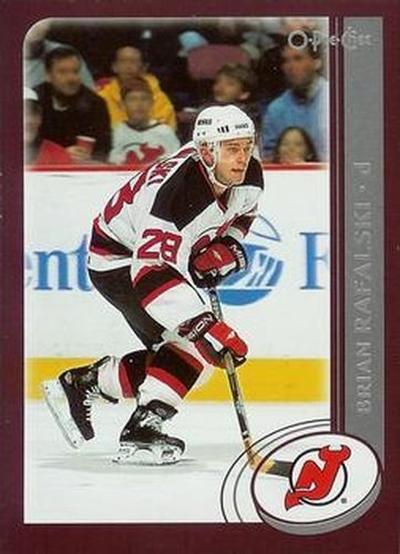 #160 Brian Rafalski - New Jersey Devils - 2002-03 O-Pee-Chee Hockey