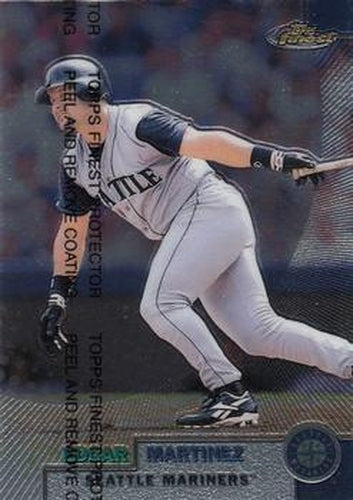 #160 Edgar Martinez - Seattle Mariners - 1999 Finest Baseball