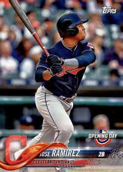 #160 Jose Ramirez - Cleveland Indians - 2018 Topps Opening Day Baseball