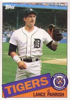#160 Lance Parrish - Detroit Tigers - 1985 Topps Baseball