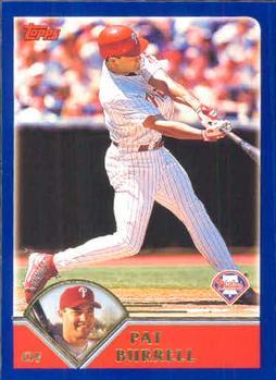 #160 Pat Burrell - Philadelphia Phillies - 2003 Topps Baseball