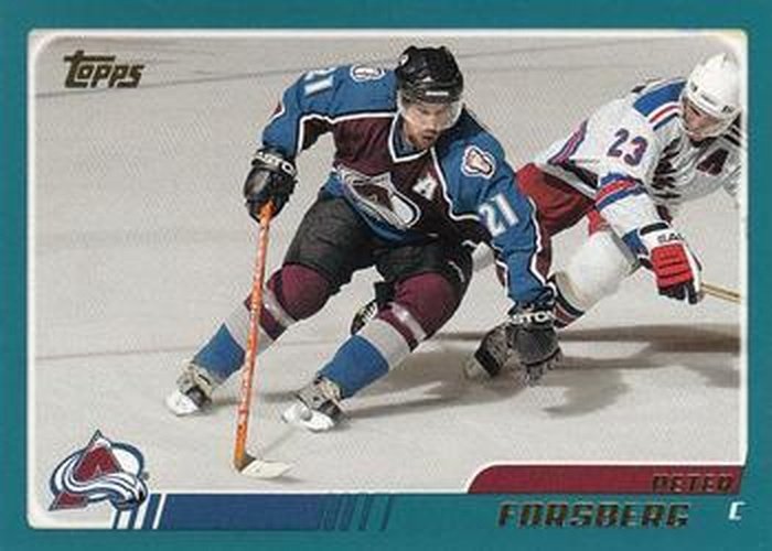 #160 Peter Forsberg - Colorado Avalanche - 2003-04 Topps Hockey