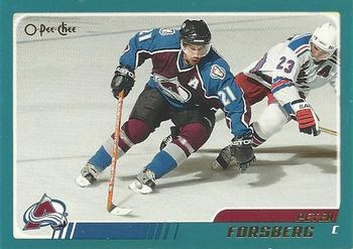 #160 Peter Forsberg - Colorado Avalanche - 2003-04 O-Pee-Chee Hockey
