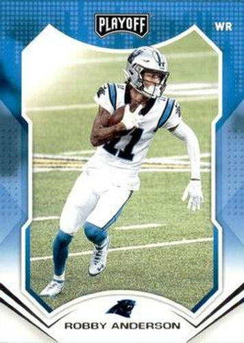 #160 Robby Anderson - Carolina Panthers - 2021 Panini Playoff Football