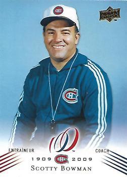 #160 Scotty Bowman - Montreal Canadiens - 2008-09 Upper Deck Montreal Canadiens Centennial Hockey