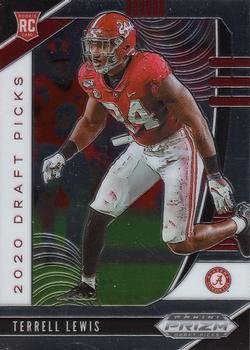 #160 Terrell Lewis- Alabama Crimson Tide - 2020 Panini Prizm Draft Picks Football