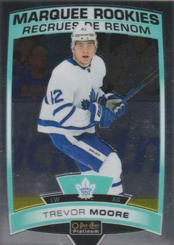 #160 Trevor Moore - Toronto Maple Leafs - 2019-20 O-Pee-Chee Platinum Hockey