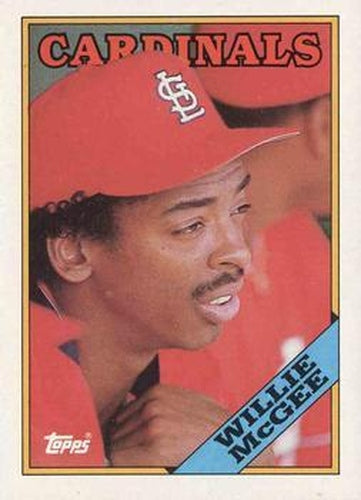 #160 Willie McGee - St. Louis Cardinals - 1988 Topps Baseball