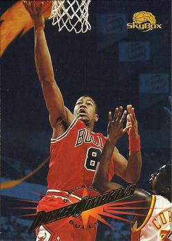 #160 Dickey Simpkins - Chicago Bulls - 1995-96 SkyBox Premium Basketball