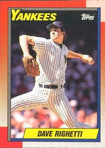 #160 Dave Righetti - New York Yankees - 1990 O-Pee-Chee Baseball