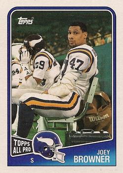 #160 Joey Browner - Minnesota Vikings - 1988 Topps Football