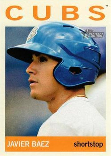 #160b Javier Baez - Daytona Cubs - 2013 Topps Heritage Minor League Baseball