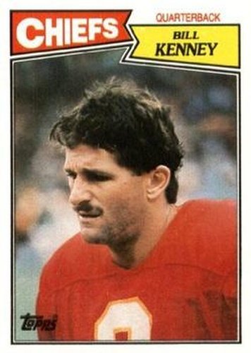 #161 Bill Kenney - Kansas City Chiefs - 1987 Topps Football