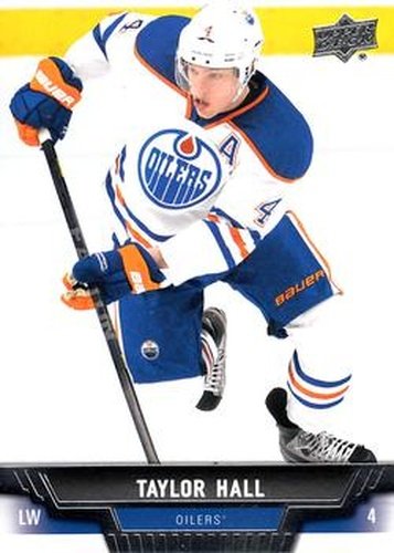 #161 Taylor Hall - Edmonton Oilers - 2013-14 Upper Deck Hockey