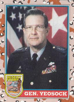 #161 LTG Yeosock - 1991 Topps Desert Storm