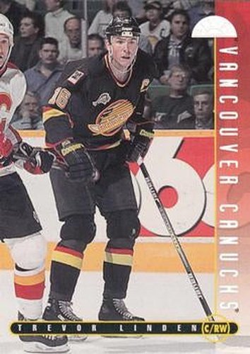 #161 Trevor Linden - Vancouver Canucks - 1995-96 Leaf Hockey