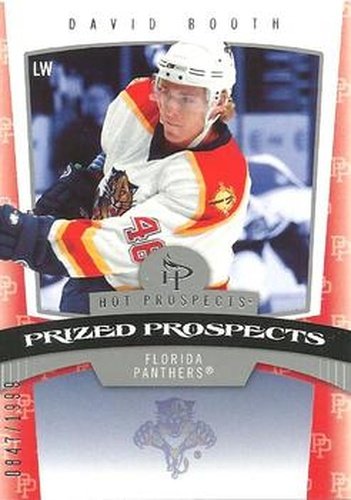 #161 David Booth - Florida Panthers - 2006-07 Fleer Hot Prospects Hockey