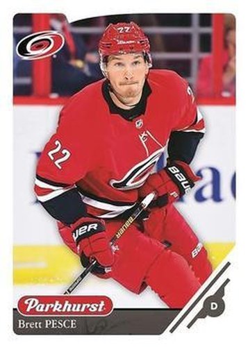#161 Brett Pesce - Carolina Hurricanes - 2018-19 Parkhurst Hockey