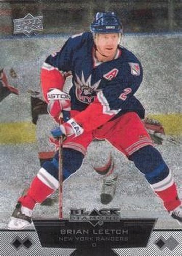 #161 Brian Leetch - New York Rangers - 2012-13 Upper Deck Black Diamond Hockey