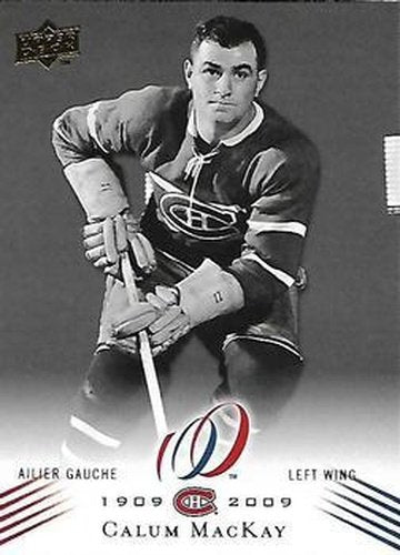 #161 Calum MacKay - Montreal Canadiens - 2008-09 Upper Deck Montreal Canadiens Centennial Hockey