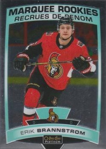 #161 Erik Brannstrom - Ottawa Senators - 2019-20 O-Pee-Chee Platinum Hockey