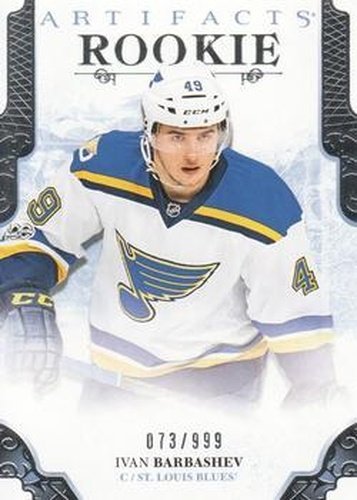 #161 Ivan Barbashev - St. Louis Blues - 2017-18 Upper Deck Artifacts Hockey