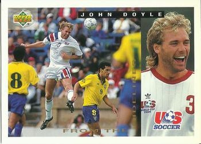 #161 John Doyle - USA - 1993 Upper Deck World Cup Preview English/Spanish Soccer