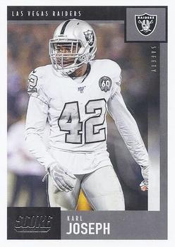 #161 Karl Joseph - Las Vegas Raiders - 2020 Score Football