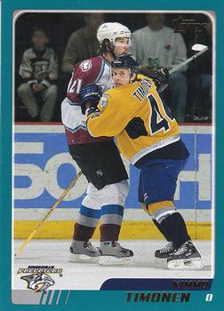 #161 Kimmo Timonen - Nashville Predators - 2003-04 Topps Hockey