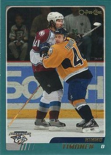 #161 Kimmo Timonen - Nashville Predators - 2003-04 O-Pee-Chee Hockey
