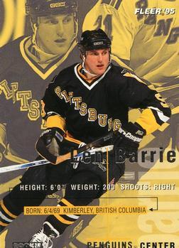 #161 Len Barrie - Pittsburgh Penguins - 1994-95 Fleer Hockey