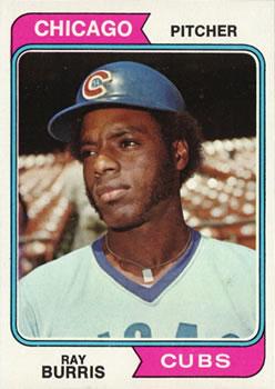 #161 Ray Burris - Chicago Cubs - 1974 Topps Baseball