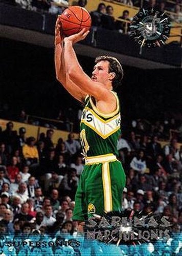 #161 Sarunas Maiulionis - Seattle SuperSonics - 1995-96 Stadium Club Basketball